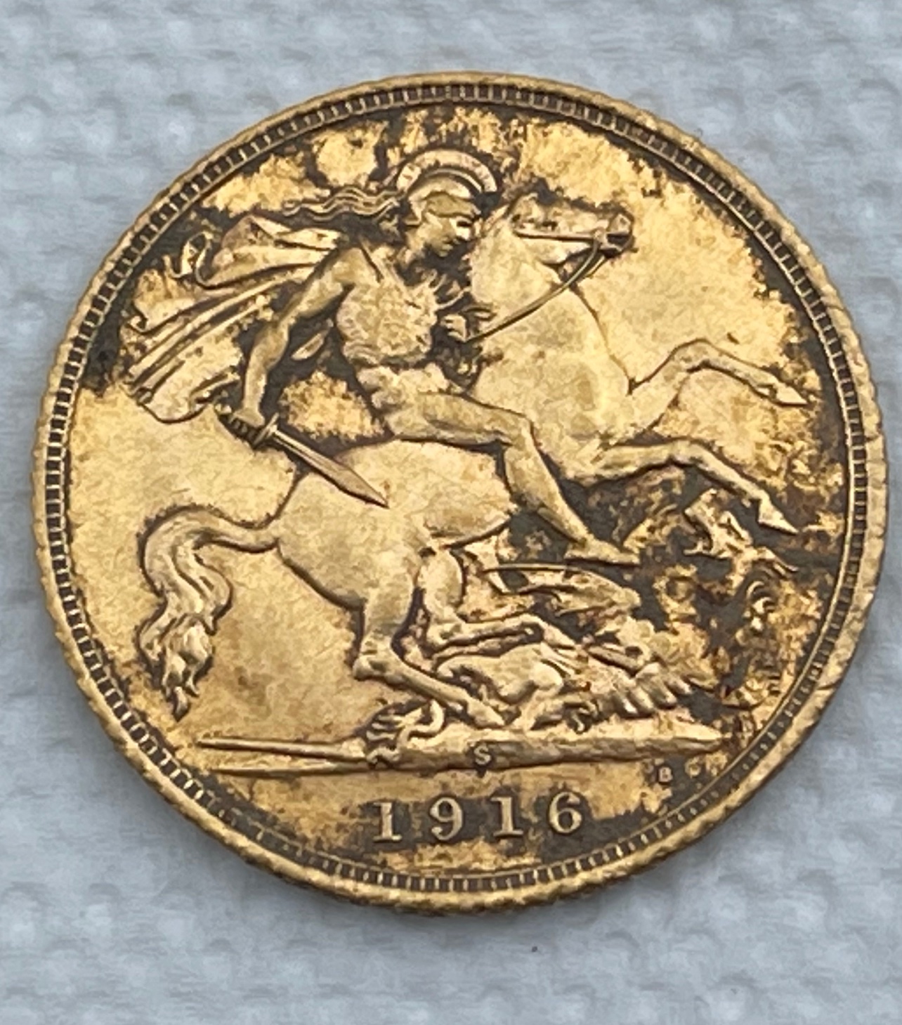 1916 half Sovereign
